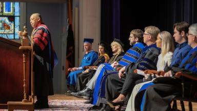 Rev. Dr. John C. Travis speaks at Founders' Day