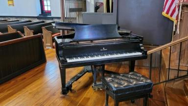 Piano in Cooke Memorial